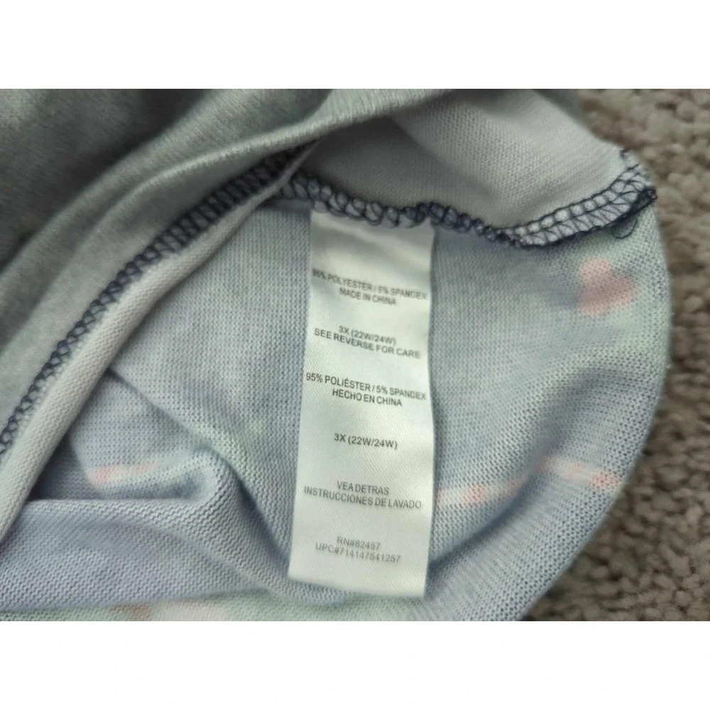 Disney 100th Anniversary Pajama Set Womens 3X PLUS Blue Sleepwear‎ - Picture 5 of 13